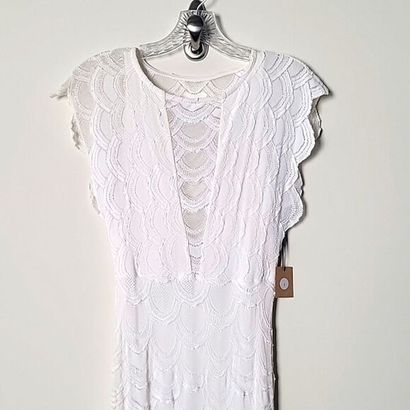 NWT White NightCap Clothing Victorian Lace Caletto Maxi Dress XS S Coquette Boho - Picture 2 of 15